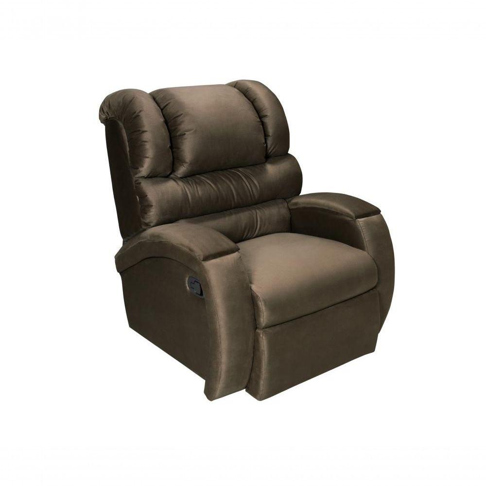 Miniatura Poltrona Reclinável Imperial Podologia Soroterapia Motorizada E Giro Balanço Suede Marrom 379
