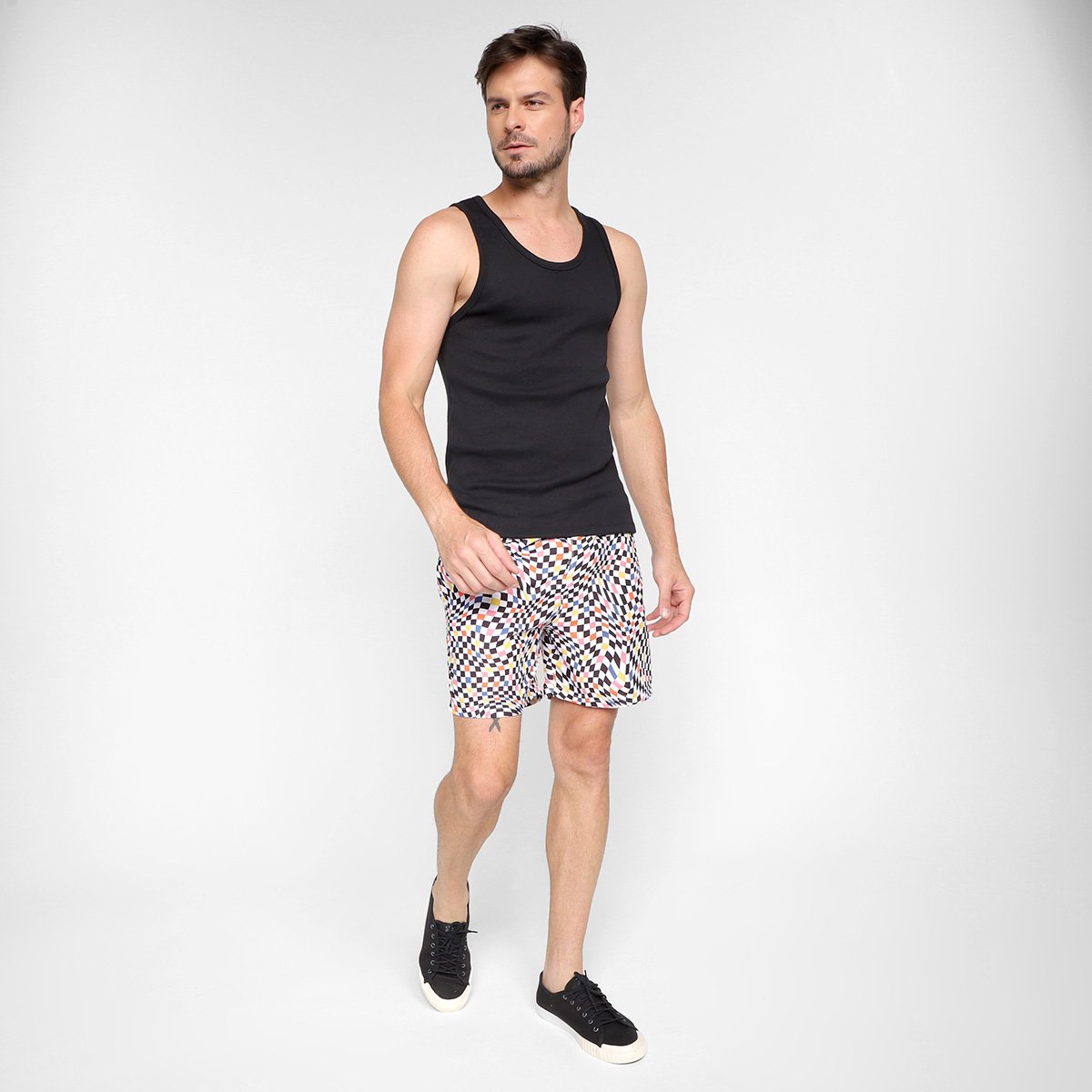 Miniatura Bermuda Curta Enfim Masculina Preto - G