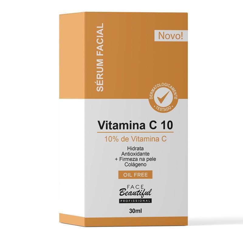 Miniatura Sérum Facial Oil Free 10% Face Beautiful Vitamina C 30Ml