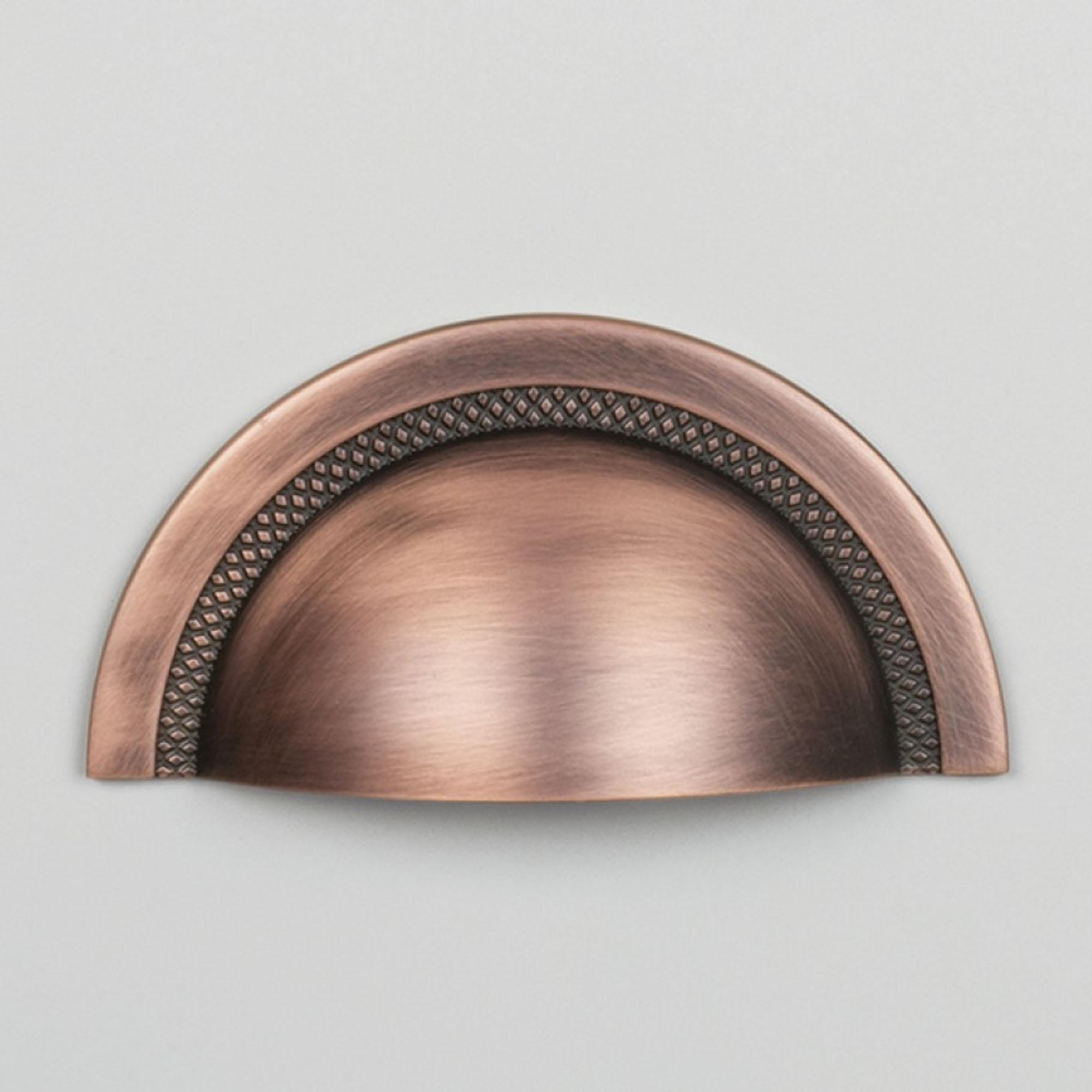 Miniatura Puxador Shell 48Mm Vecchio Cobre Zen