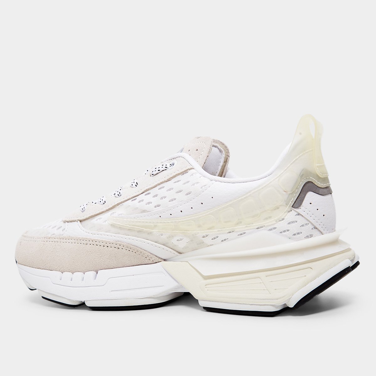 Miniatura Tenis Fila Renno Racer 2000 Feminino Branco+Preto - 35