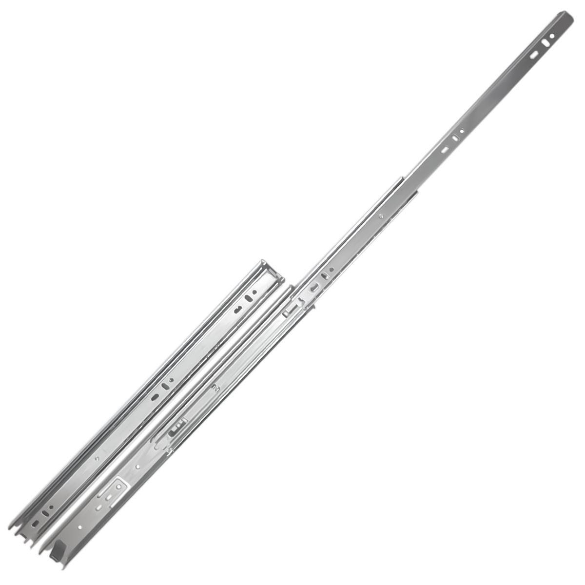 Kit 4 Corrediça Telescópica 400Mm X 35Mm 35Kg Gaveta 2 Pares