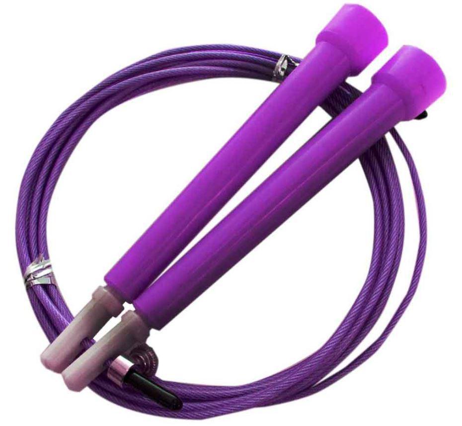 Miniatura 50X Corda Pular Aço Crossfit 3M Rolamento Speed Profissional