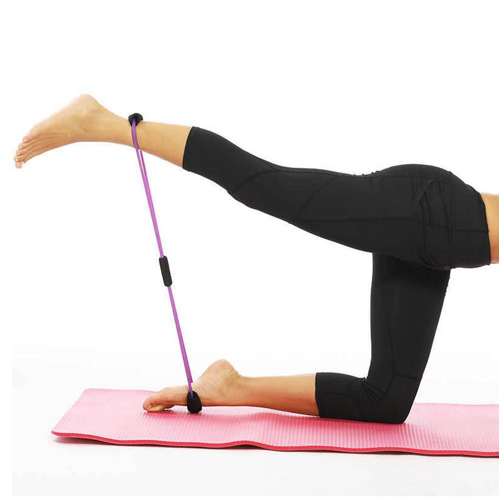 Elástico Extensor Exercício Em Casa Yoga - Rosa