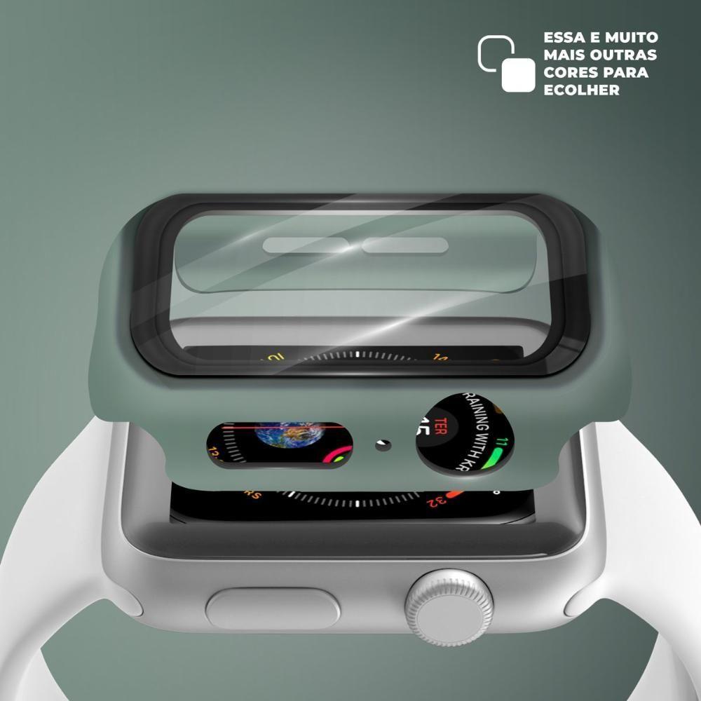 Miniatura Case Para Apple Watch 38mm - Armor - Acompanha Película Integrada Na Case - Verde - Gshield