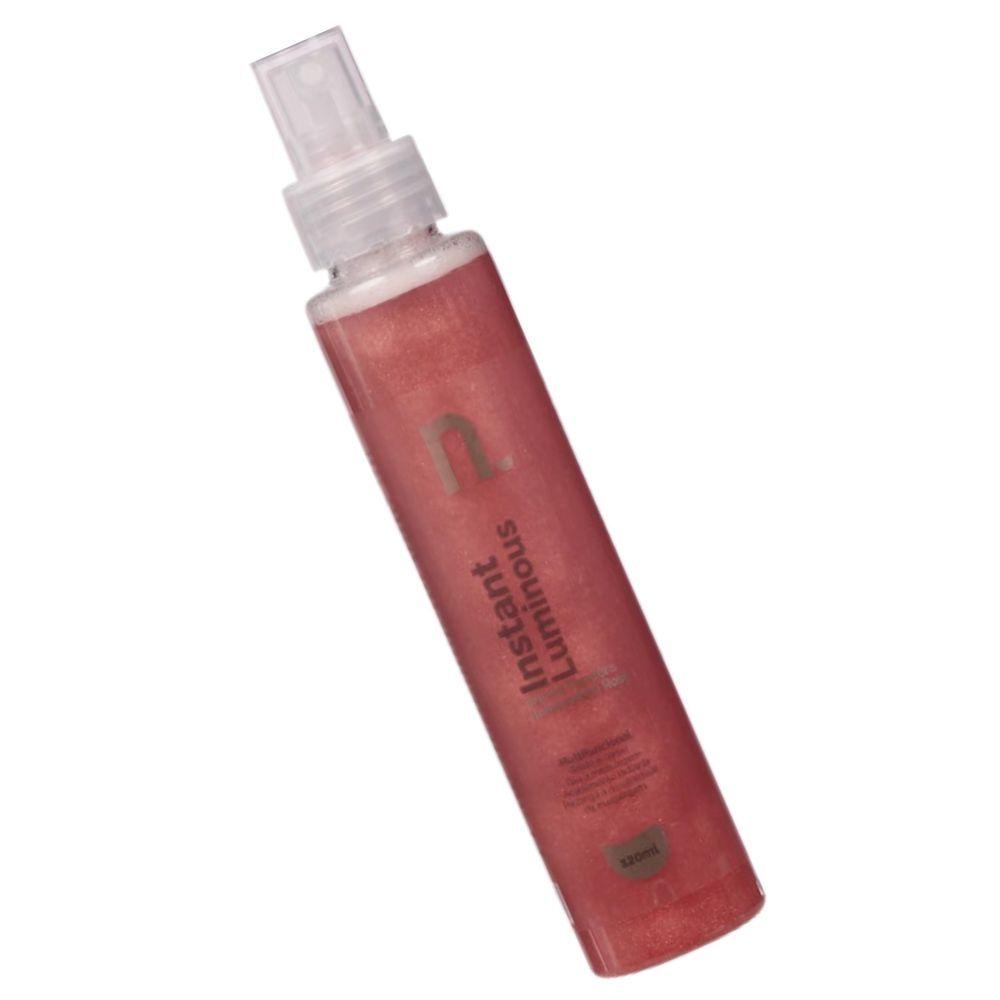 Miniatura Nina Makeup Bruma Fixadora Iluminadora Rose Instant Luminous 120ml