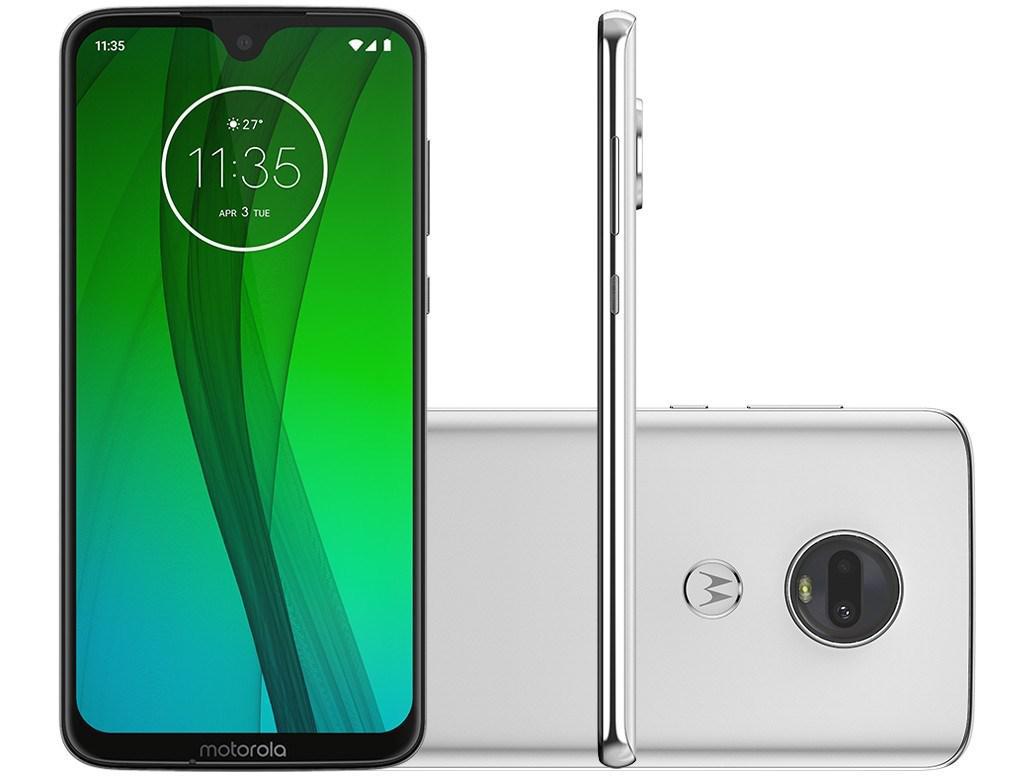 Miniatura Smartphone Moto G7 64Gb Dual Chip Octa-Core 12Mp Branco