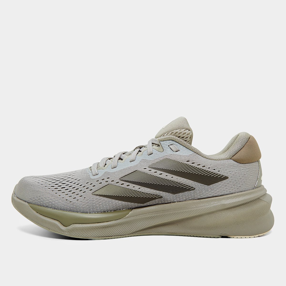 Miniatura Tênis Adidas Supernova Stride 2 Masculino Prata+Verde - 39