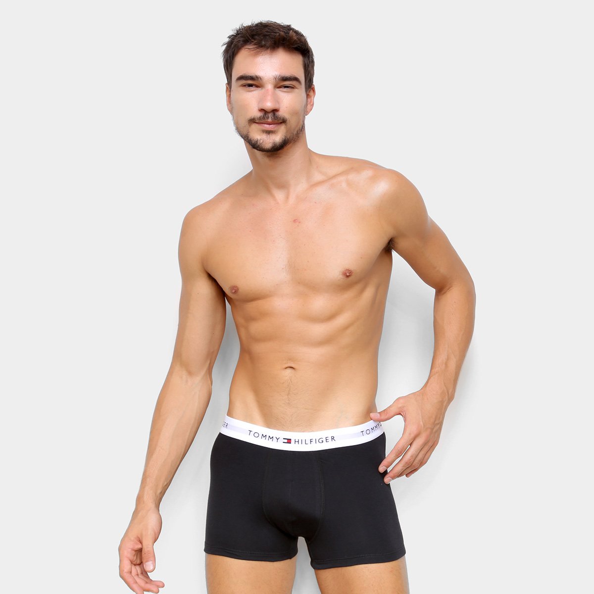Miniatura Kit de Cueca Boxer Tommy Hilfiger Brief 2 peças Mescla - EGG