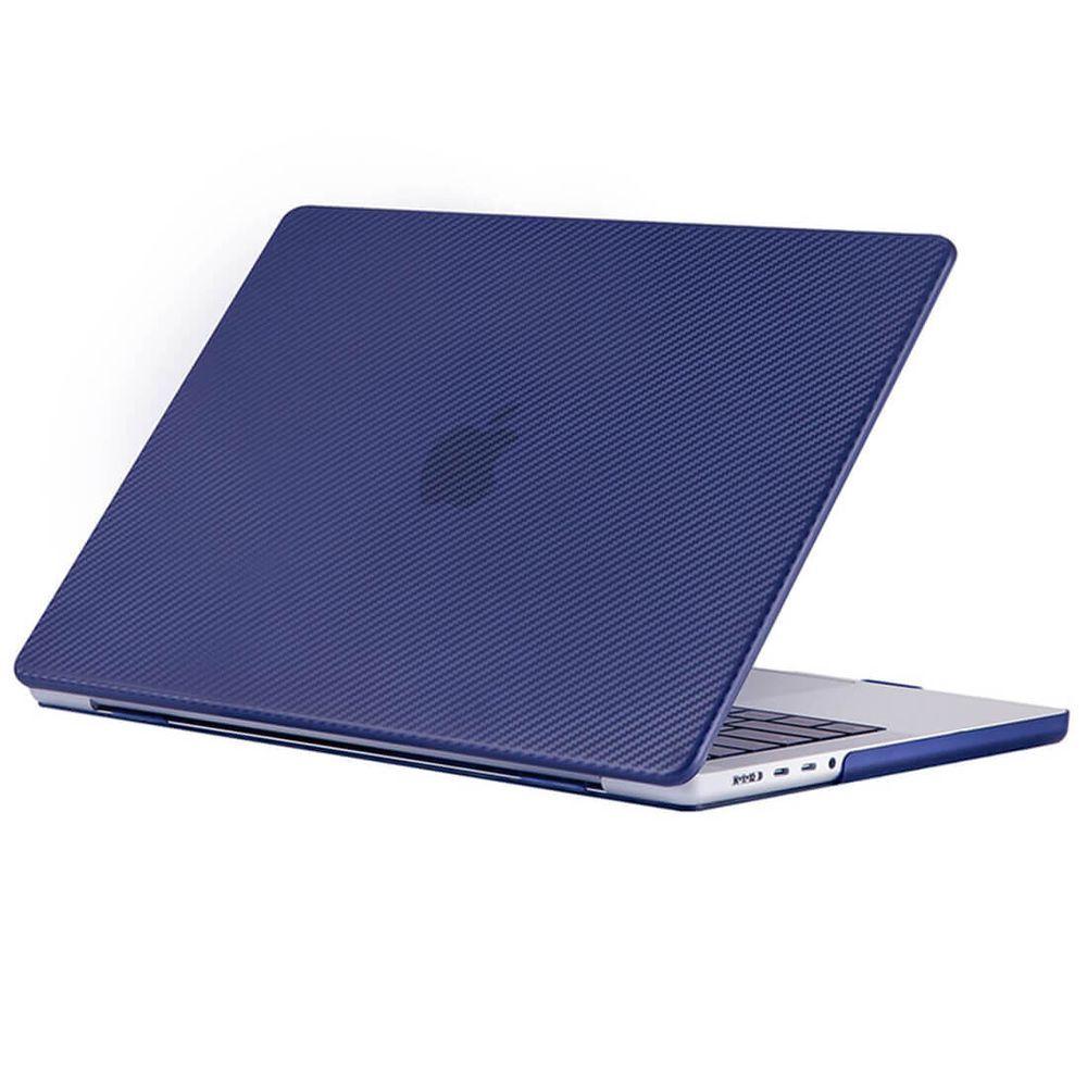 Miniatura Capa Fibra De Carbono Macbook Pro 13.3 Pol A2251 A2289 A2338 azul