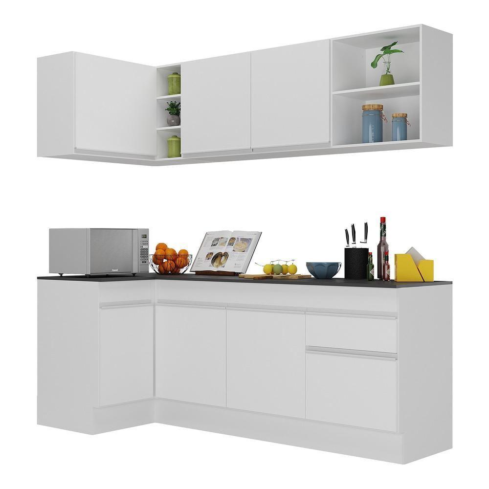 Armário De Cozinha Compacta De Canto Mp2093.891 Branco