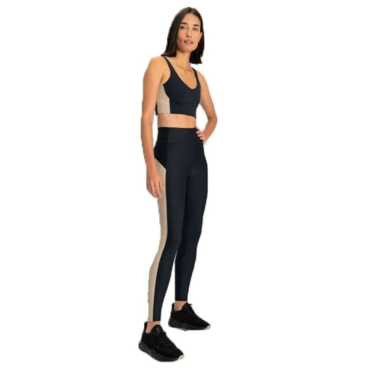Miniatura Legging Live! Color Hype Feminino - Preto - PRETO GG