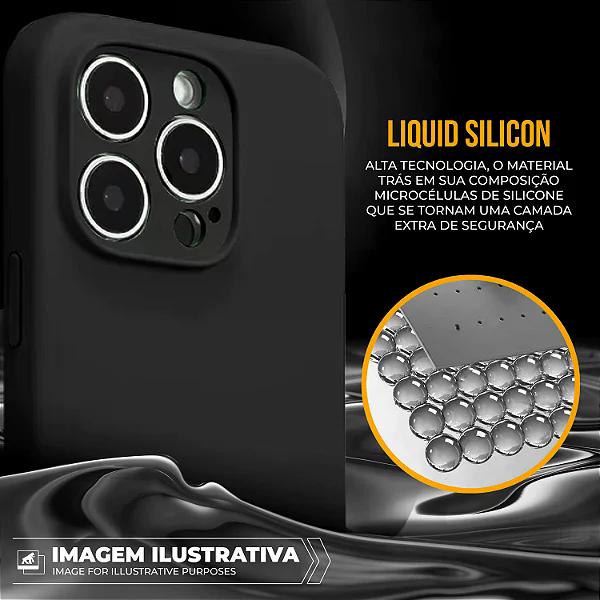 Miniatura Capa para iPhone 17 - Silicon Premium Preta - Gshield