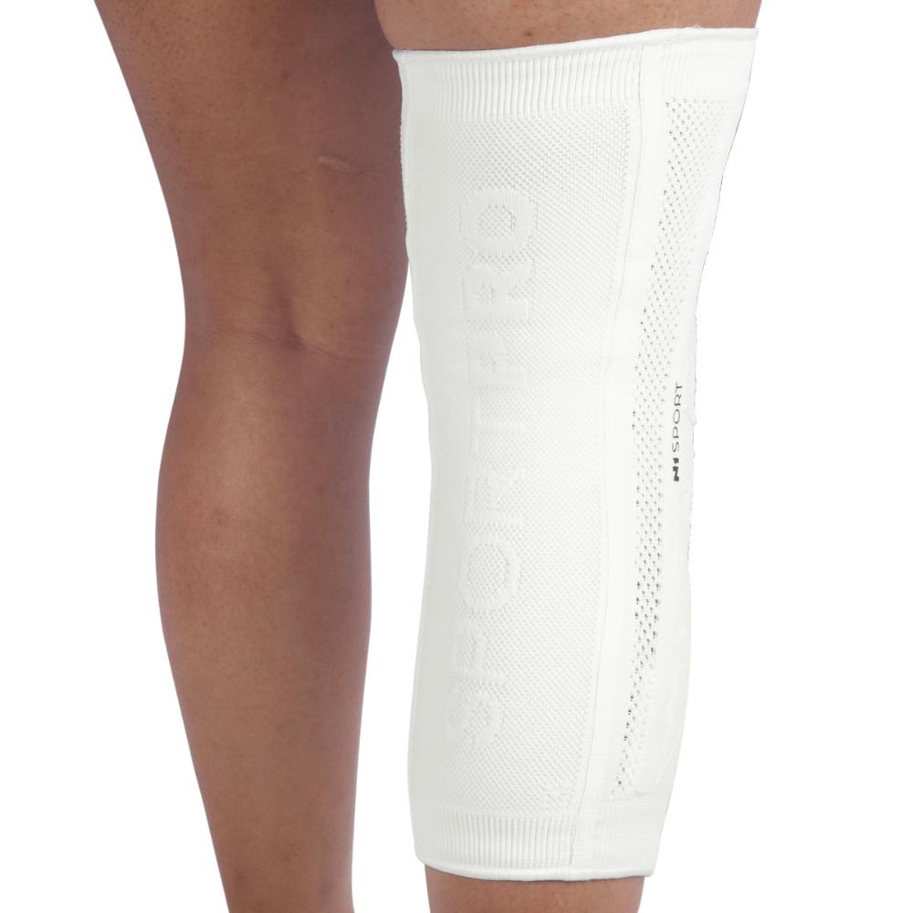 Miniatura Joelheira N1 Sport Pro com Haste Lateral e Gel Branca G