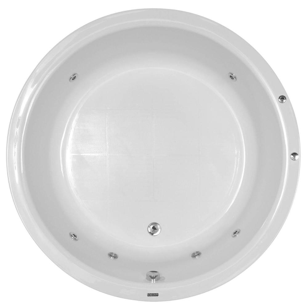 Miniatura Banheira Hidromassagem Astra Honde Luxo 180cmx90cmx44cm - 04 Jatos Branco Gel-Coat P2 sem Aquecedor 110V