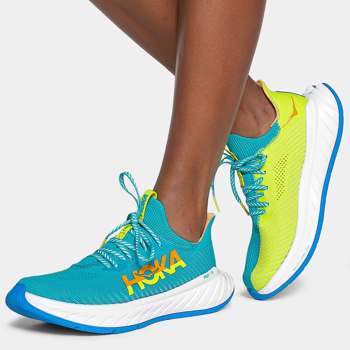 Miniatura Tênis Hoka Carbon X 3 Feminino Verde - 39