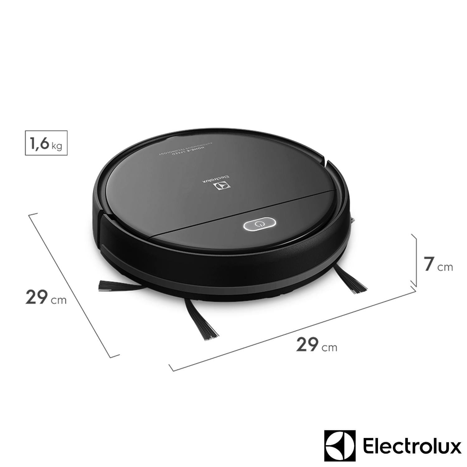 Miniatura Robô Aspirador de Pó Electrolux Home-E Speed Experience Capacidade de 0,2 Litros com Autonomous Technology - ERB10 Bivolt