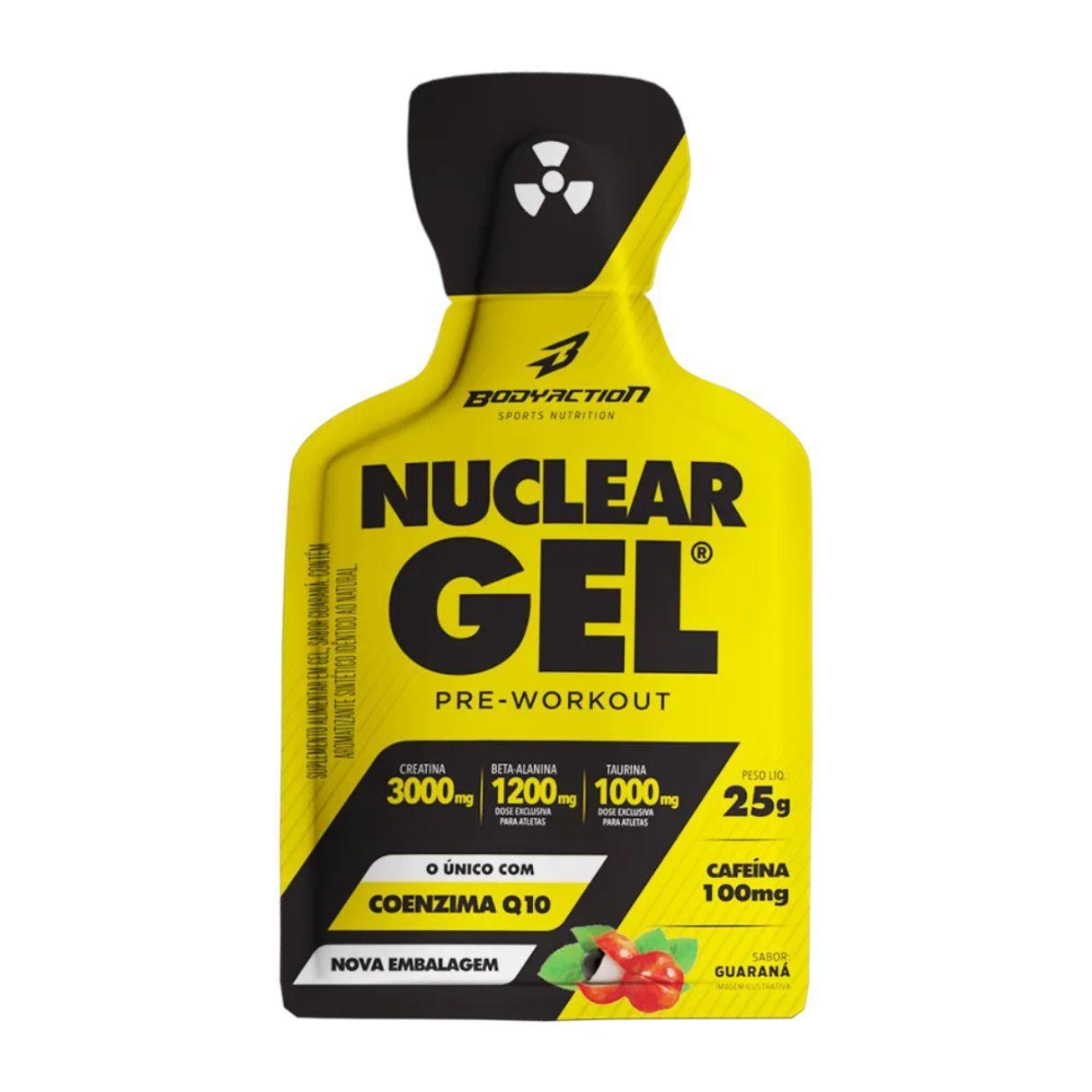 Miniatura Pré Treino Nuclear Gel 25G Unidade Body Action