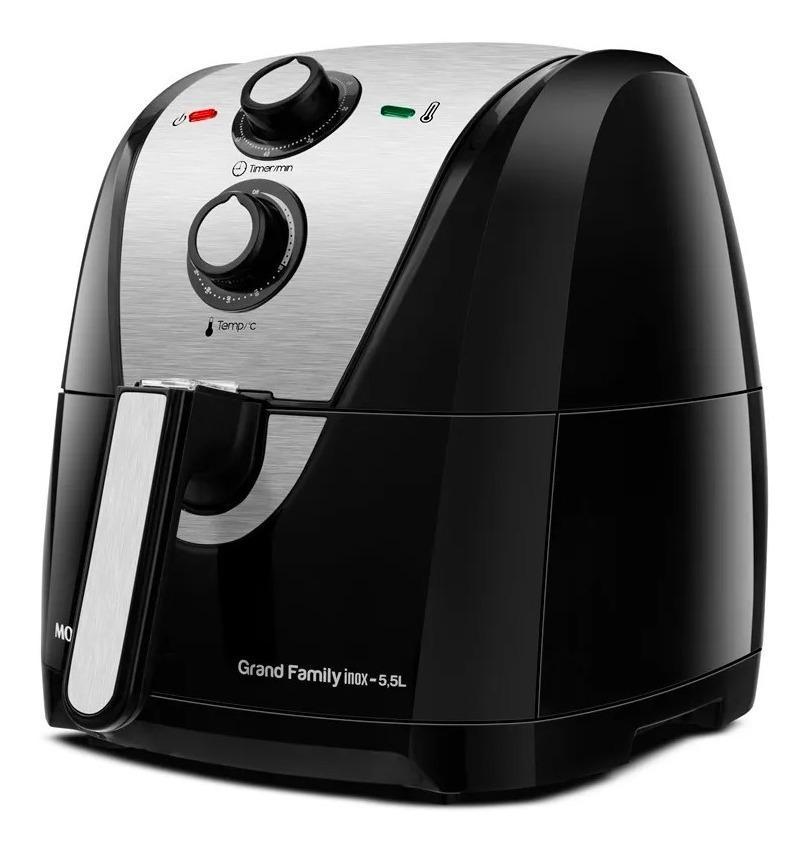 Miniatura Fritadeira Elétrica Mondial Grand Family Af-55I Preta 127V