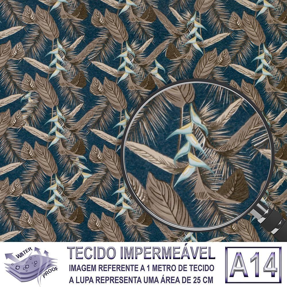 Conjunto Com 2 Banquetas Em Alumínio, Fibra Sintética E Impermeável Tc Preta A14