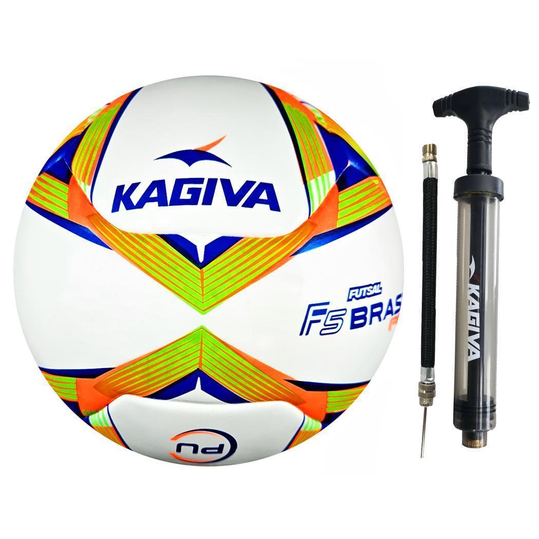 Miniatura Bola Futsal Kagiva F5 Pró Oficial Futebol Mais Inflador