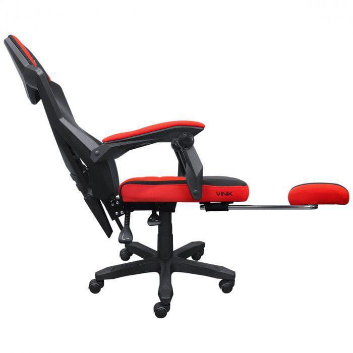Miniatura Cadeira Gamer Vinik Rocket Preta Com Vermelho - Cgr10Pvm
