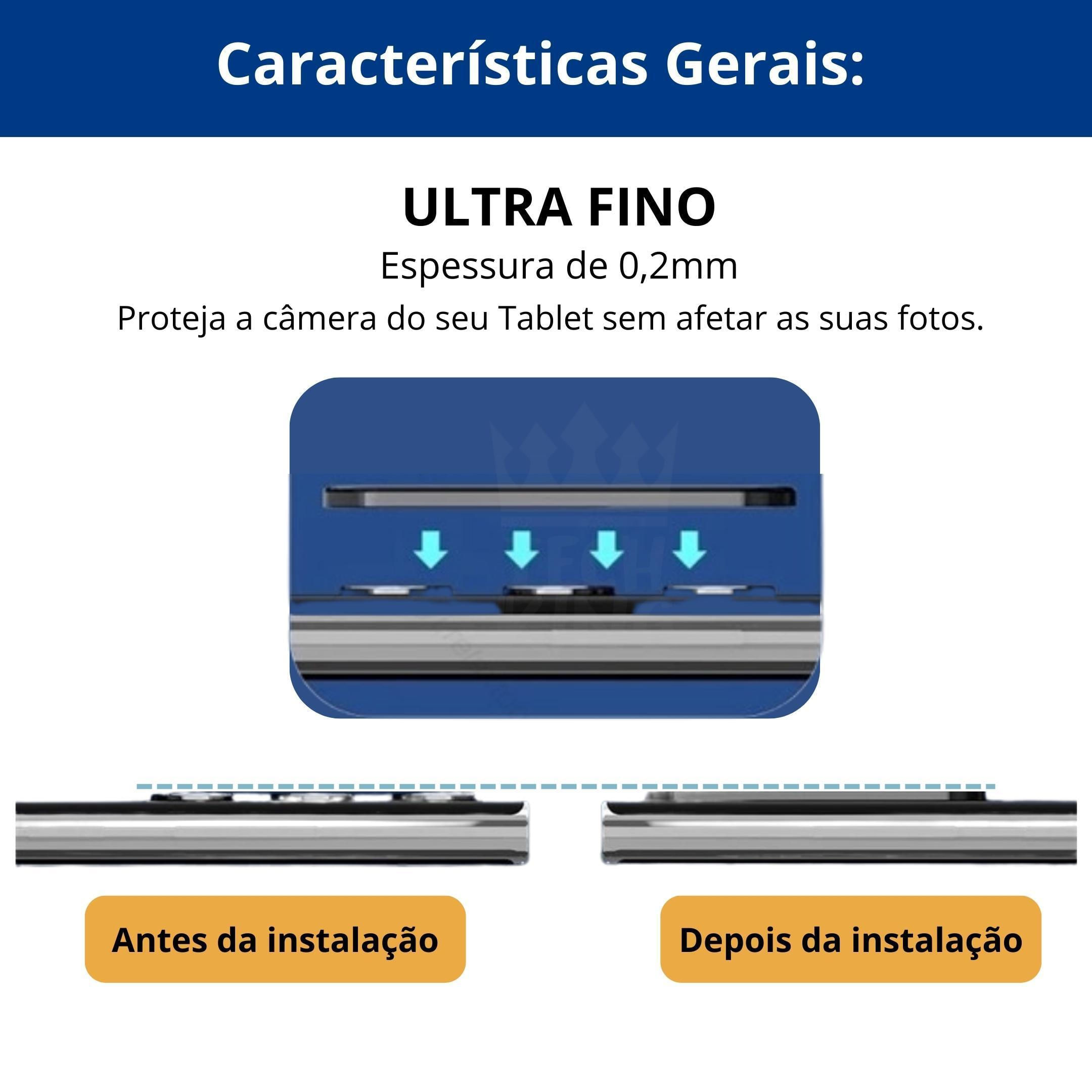 Miniatura Pelicula De Camera Ultra Fina Para Xiaomi Redmi Pad - Vidro