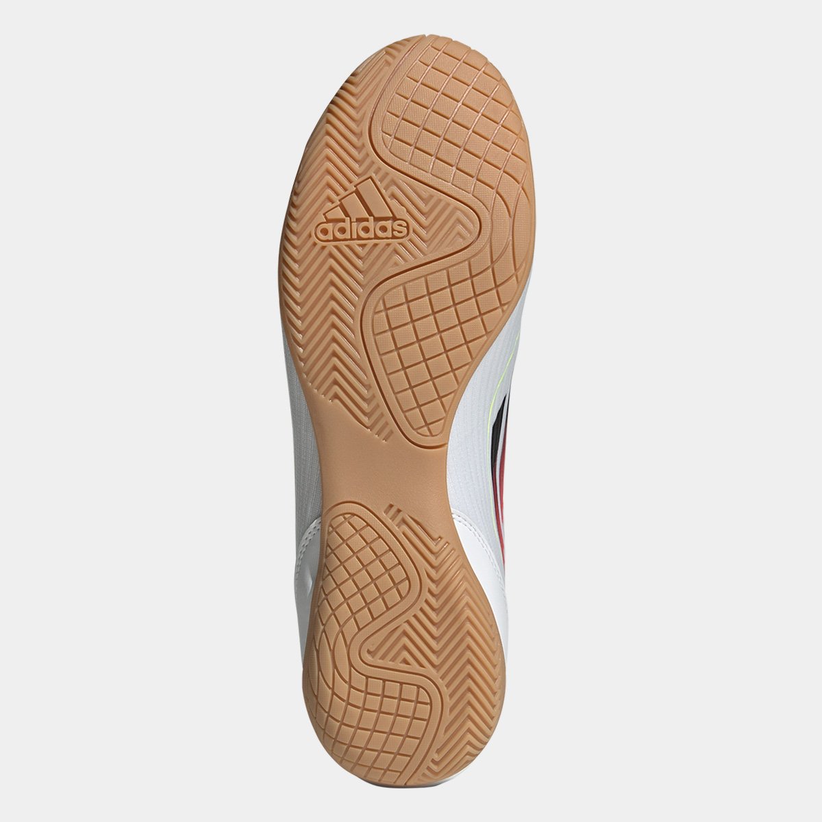 Miniatura Chuteira Futsal Adidas F50 Club Unissex Branco+Vermelho - 40