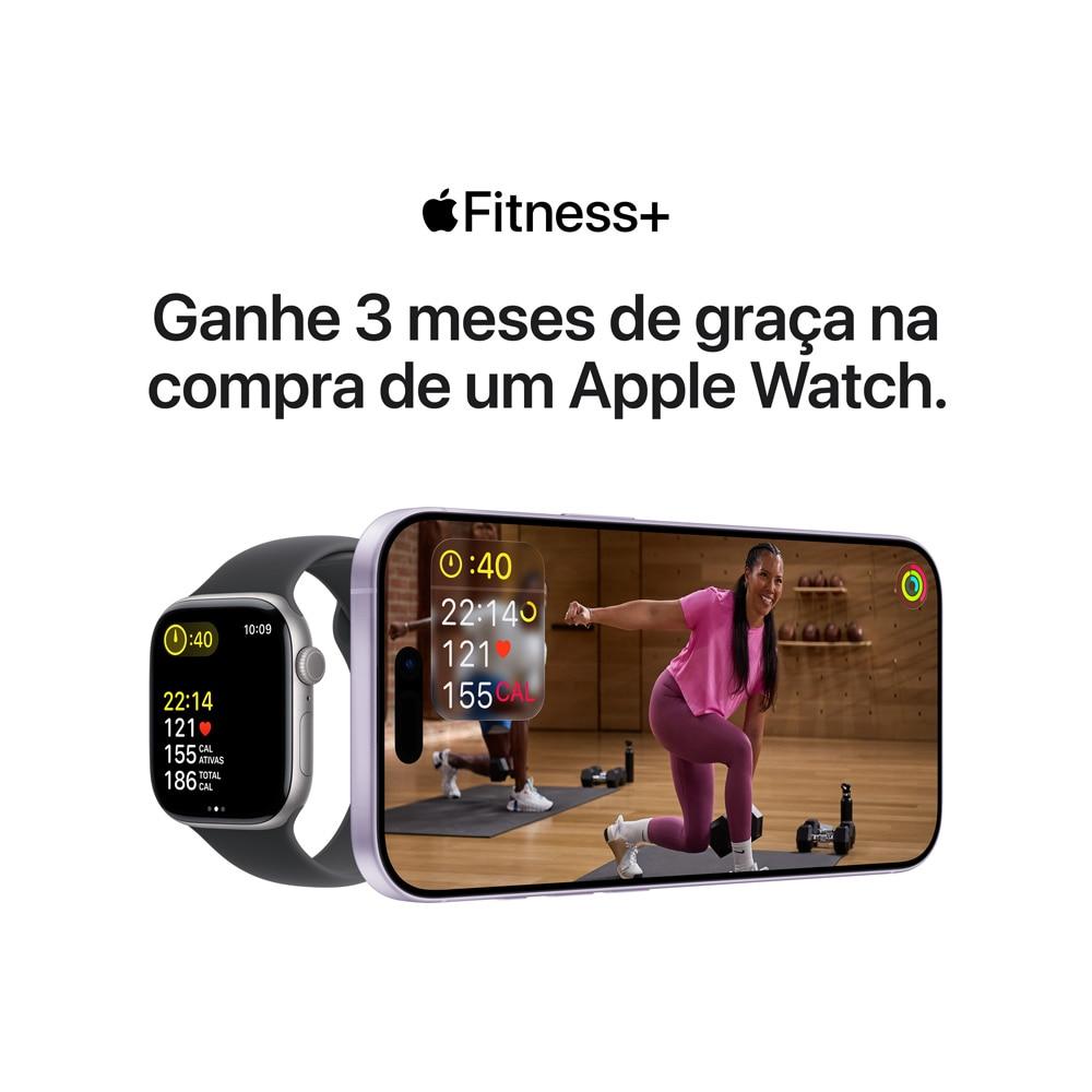 Apple Watch SE 3 GPS + Cellular - Caixa estelar de alumínio – 40 mm - Pulseira esportiva estelar – P/M