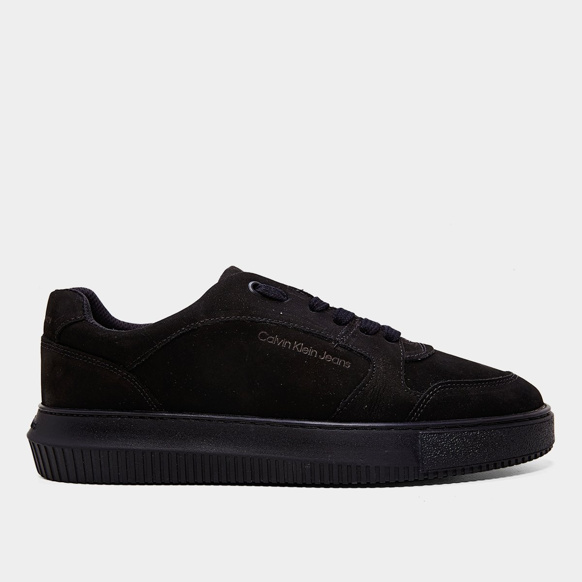 Miniatura Tênis Couro Calvin Klein Chunky Masculino Preto - 37