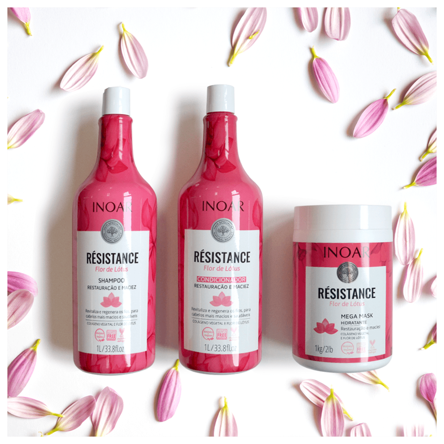 Miniatura Inoar Résistance Flor de Lótus - Shampoo 1L