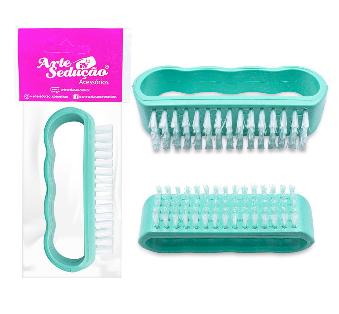 Miniatura Escova Para Unhas Escovinha Manicure Pedicure Multiuso 1 Und