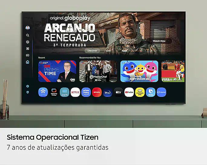 Smart TV Samsung 43" Crystal UHD 4K 2025 UN43U8100FGXZD Bivolt