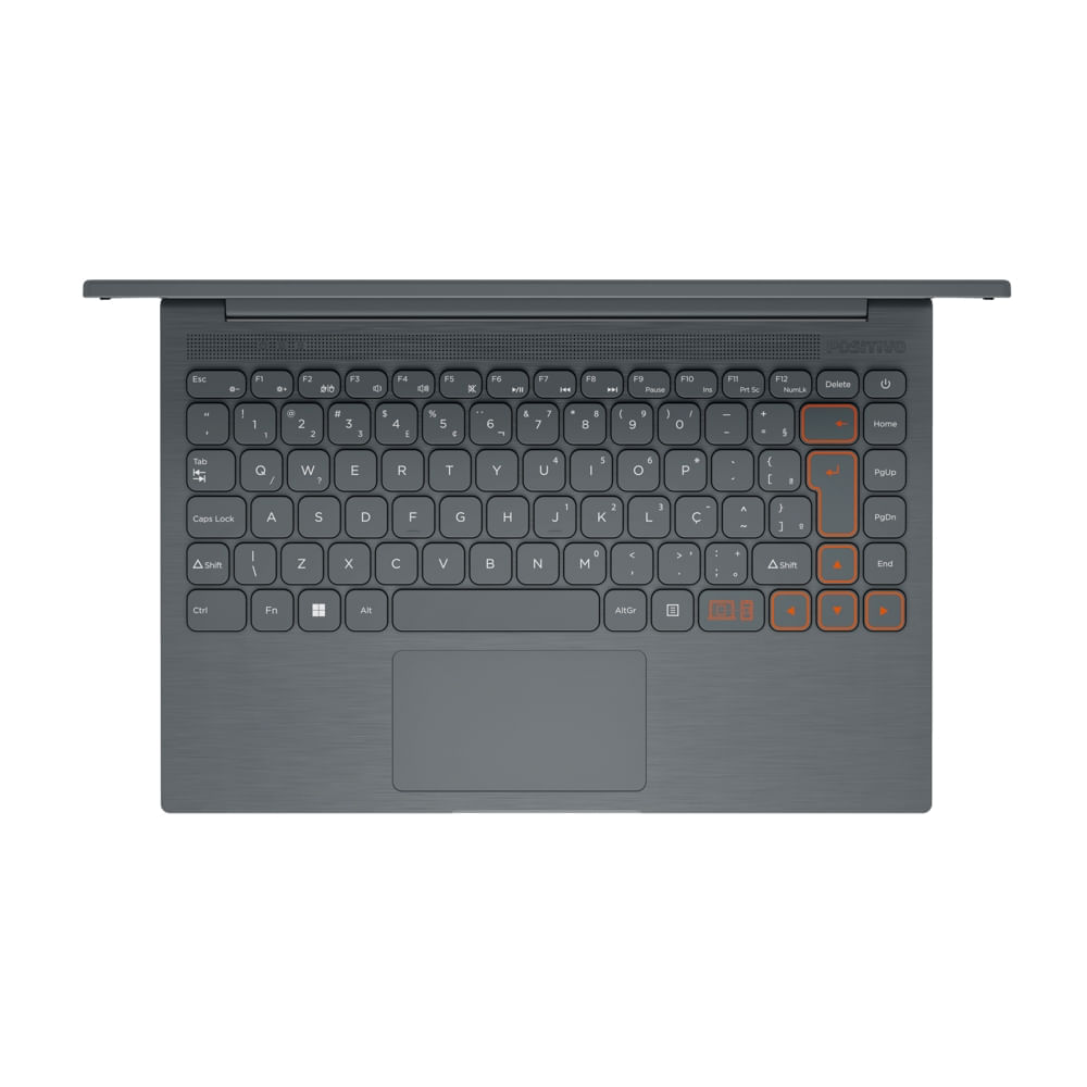 Miniatura Notebook Positivo Vision C14 Lumina BAR Intel® Celeron® N4500 Windows 11 Home 8GB RAM 128GB eMMC 14” HD Tecla Link Cinza