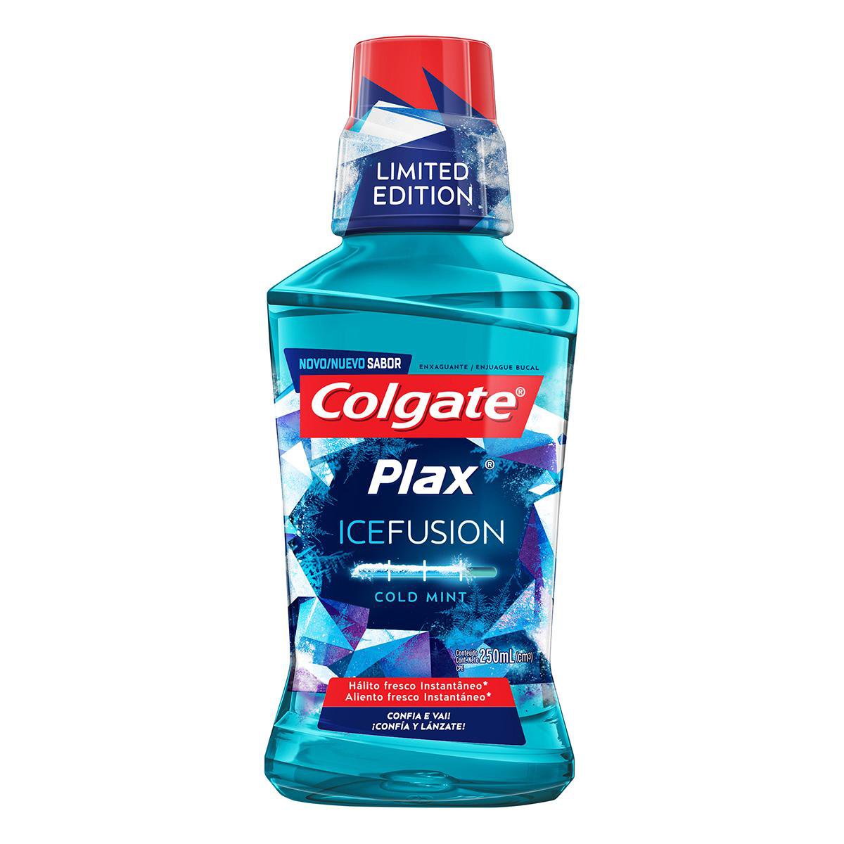 Miniatura Enxaguante Bucal Colgate Plax Ice Fusion Cold Mint 250ml
