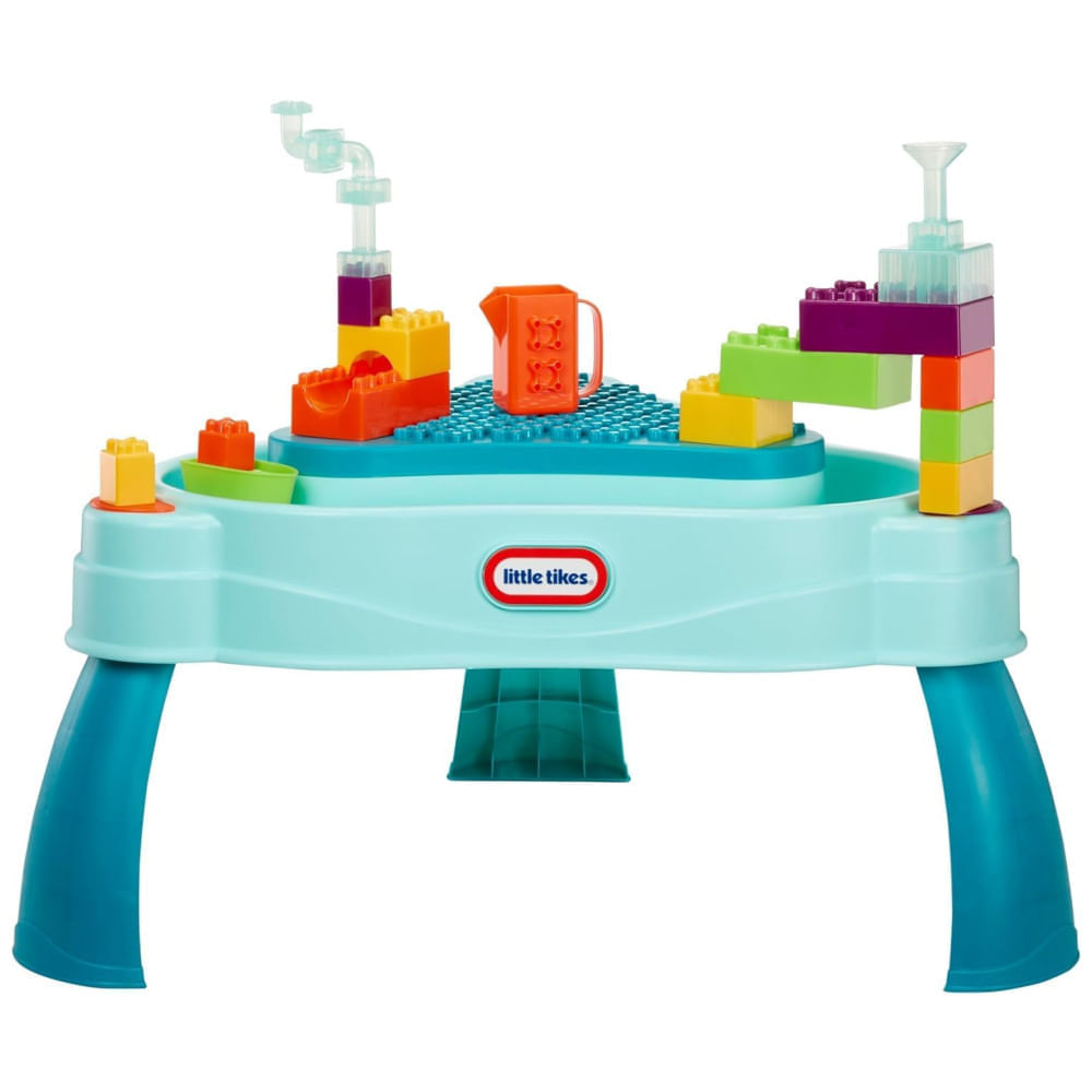 Miniatura Mesa de Atividades Interativas com Água e 25 Acessórios para Brincar Molhado ou Seco, Little Tikes 664540-M8, Colorida
