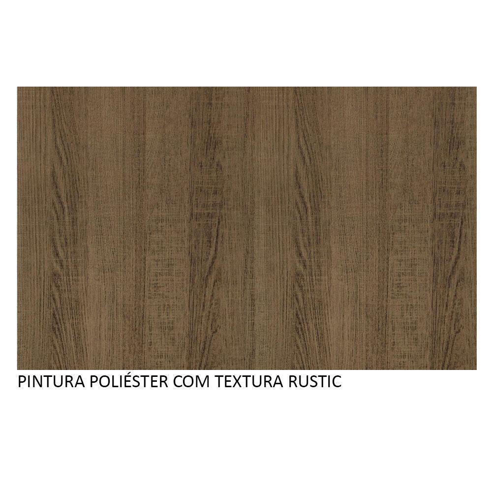Guarda-Roupa Infantil Madesa Enzo 2 Portas de Correr de Espelho Rustic