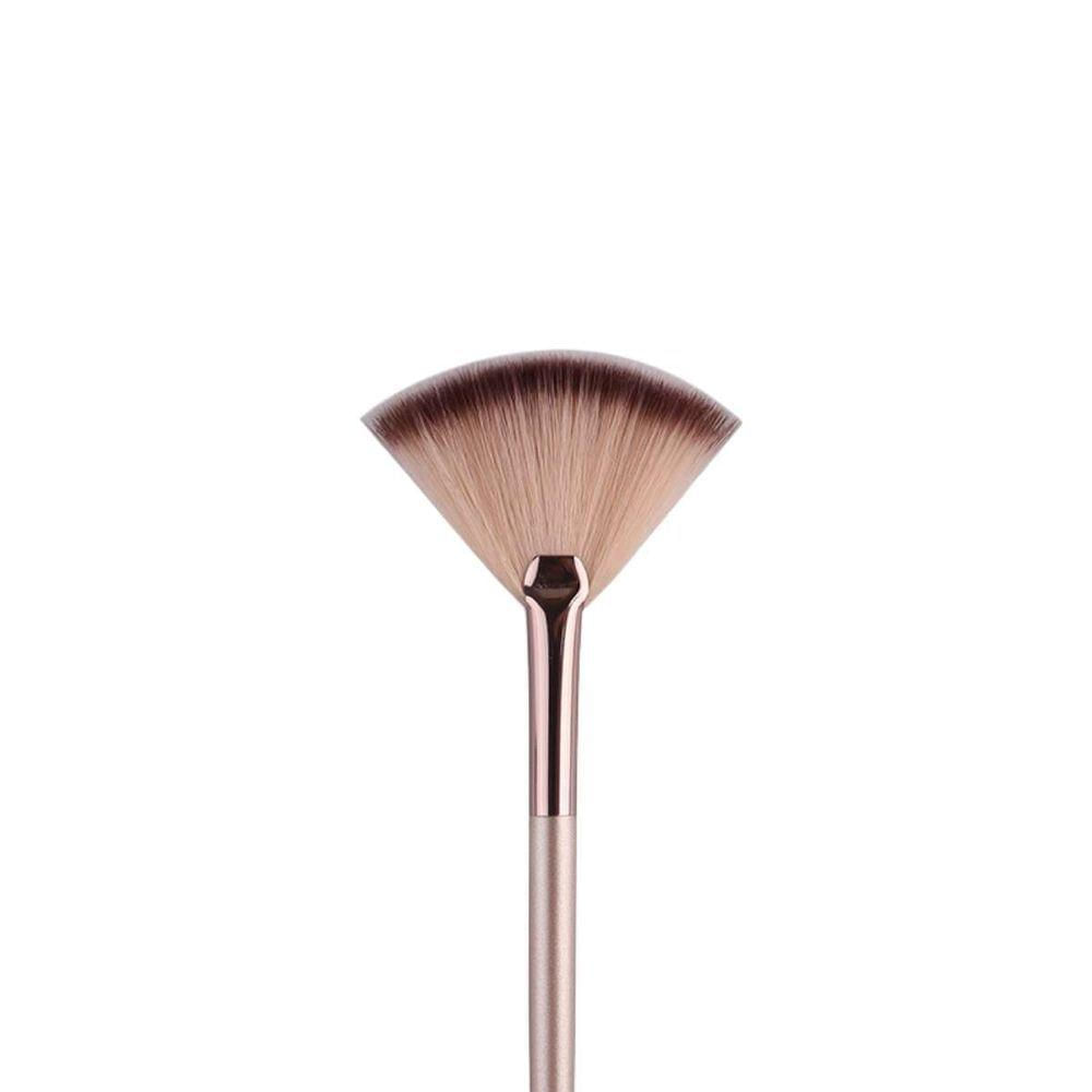 Miniatura Pincel De Iluminador Leque Champagne 60226 | Miss Frandy | Acabamento Luminoso E Preciso