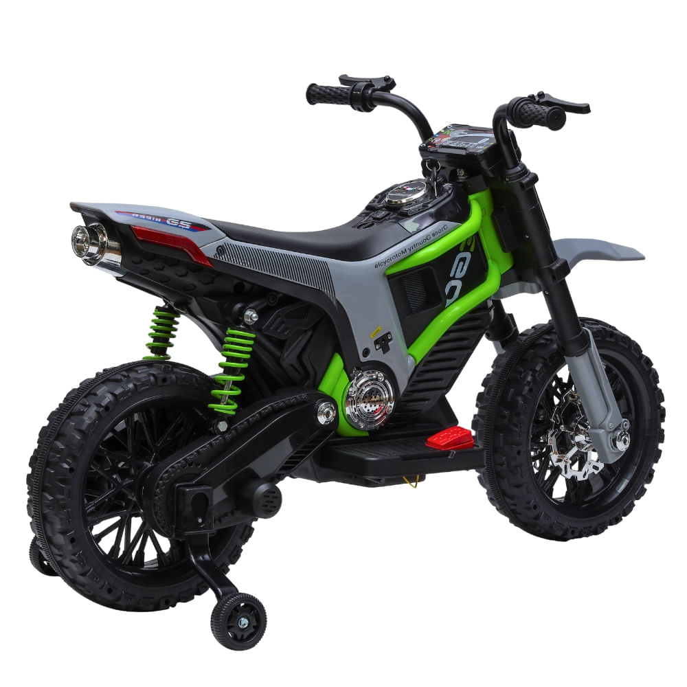 Moto Elétrica Infantil Mini ZS 12v Rodinha Verde Zippy Toys