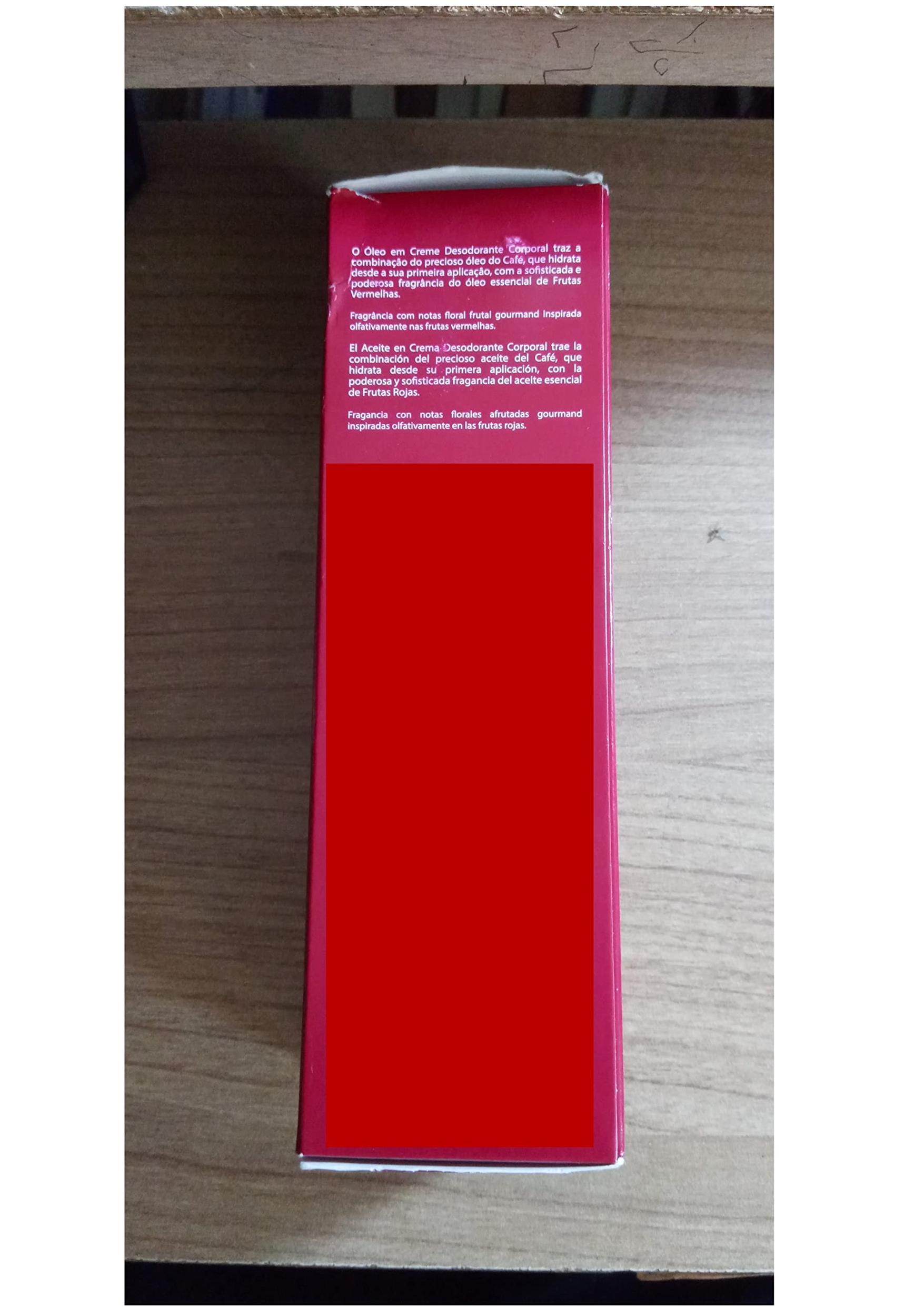 Joli Óleo Em Creme Café E Frutas Vermelhas Hinode 200Ml