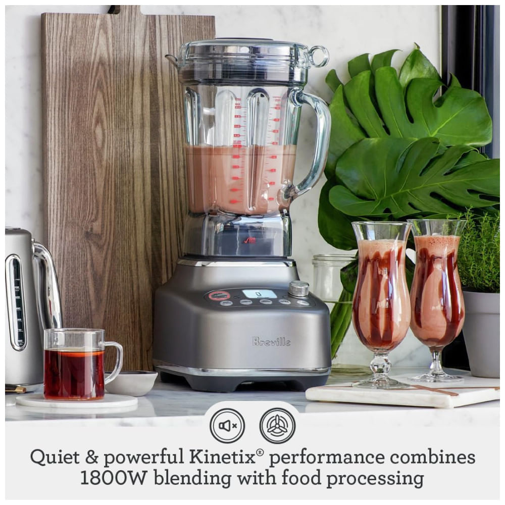 Miniatura Liquidificador Breville BBL920OYS Super Q de Grau Comercial para Casa,