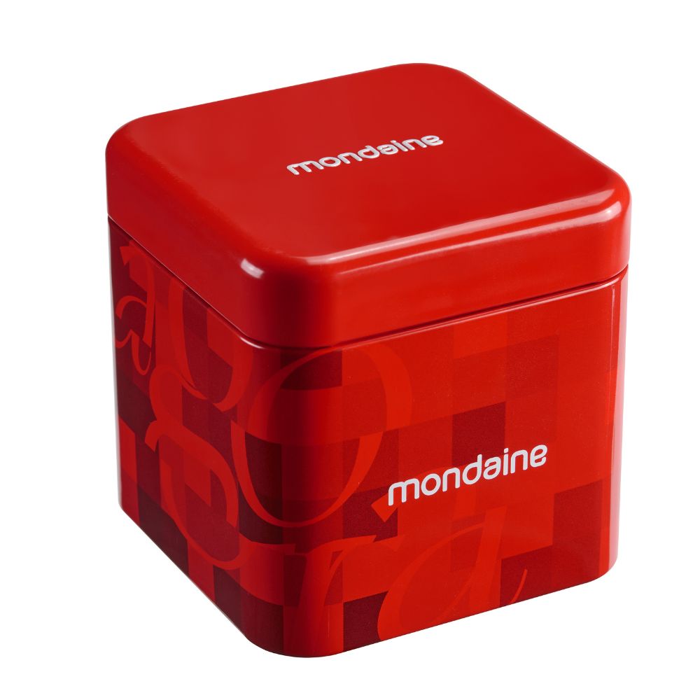 Miniatura Relógio Masculino Caixa Dourada Pulseira Couro