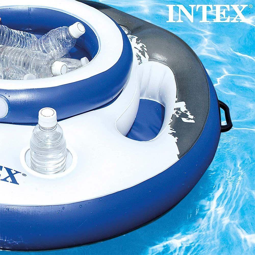 Miniatura Bar Cooler Inflável Flutuante Intex 15 Litros + Bomba Inflar