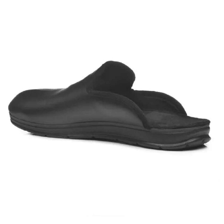 Miniatura Pantufa Pegada Microfibra - Preto - PRETO