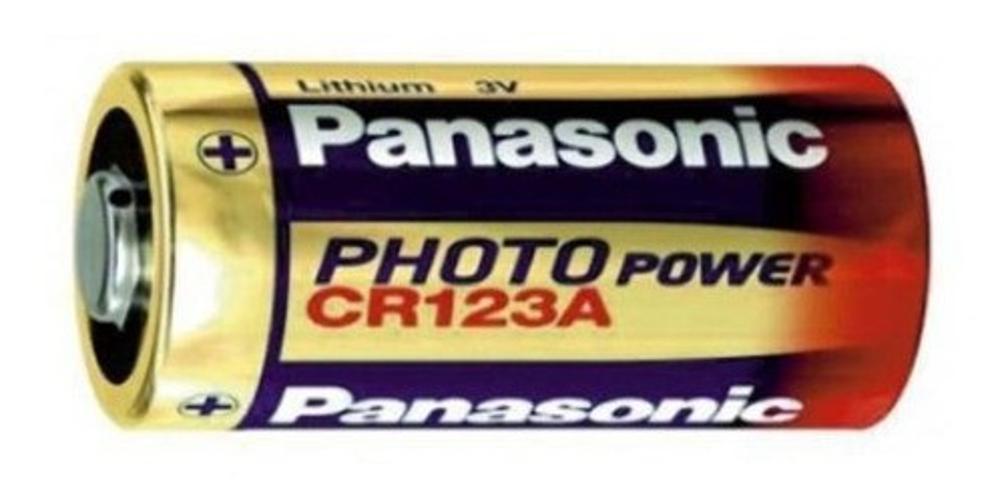 Miniatura Bateria Cr123A Panasonic 3V Pilha Cr123A