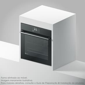 Miniatura Forno de Embutir Elétrico Electrolux OE8EA 80L Experience Air Fryer, PerfectCook360 e Painel Touch