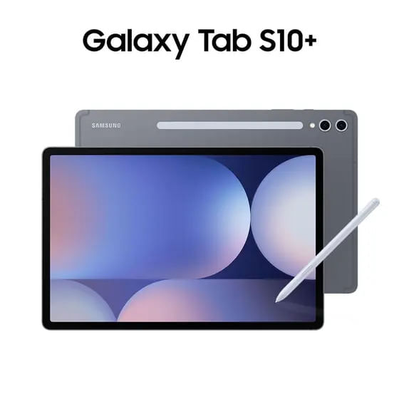 Miniatura Tablet Samsung Galaxy Tab S10+ 512GB WiFi - Cinza, com Caneta S Pen e Capa Teclado, RAM 12GB, Tela 12.4"