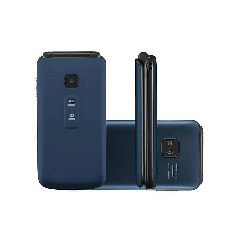 Miniatura Celular Multilaser Flip Vita, Câmera, Rádio, Mp3, Lanterna