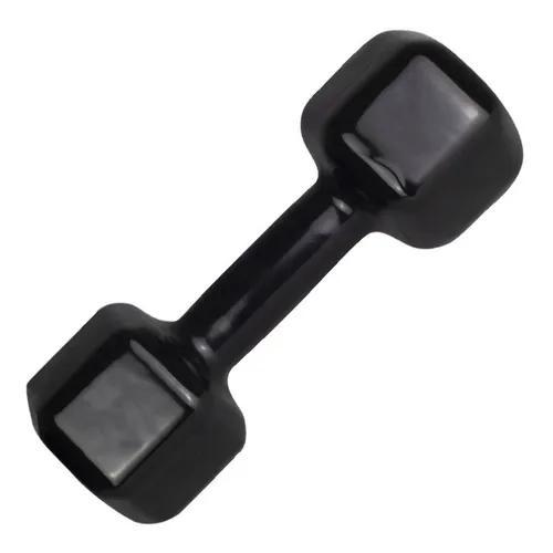 Miniatura Par De Halter Sextavado Emborrachado 5Kg Crossfit Em Casa