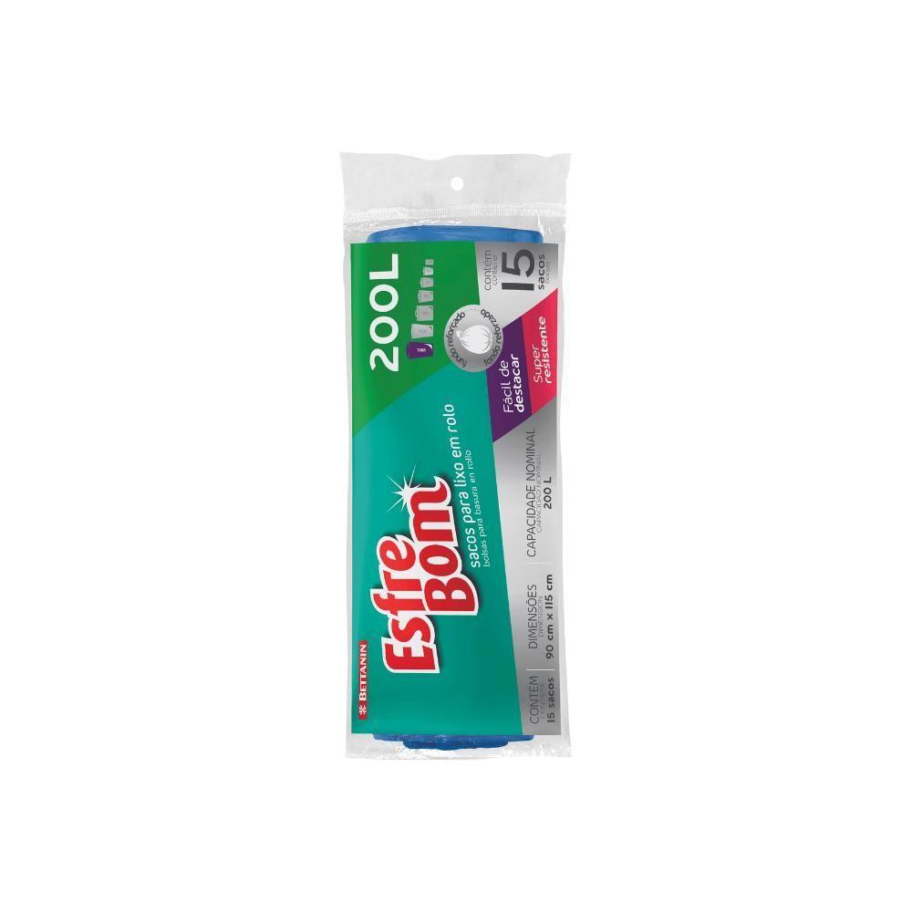 Miniatura Kit 3 Saco De Lixo Fundo Reforçado 200l Esfrebom